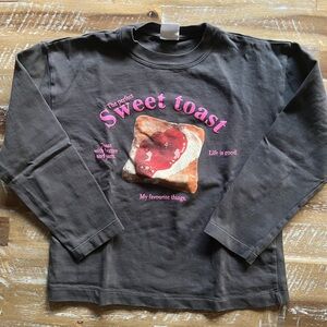 Zara “sweet toast” long sleeve shirt size 9-10